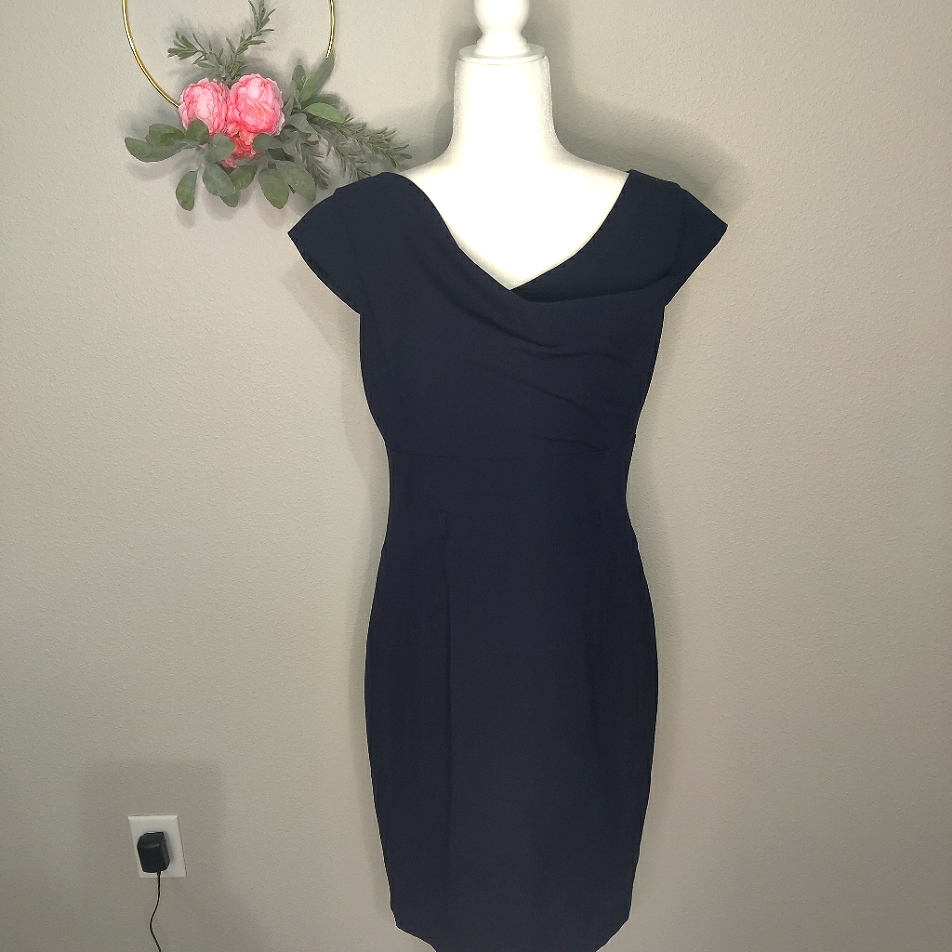 Calvin Klein Navy Midi Dress